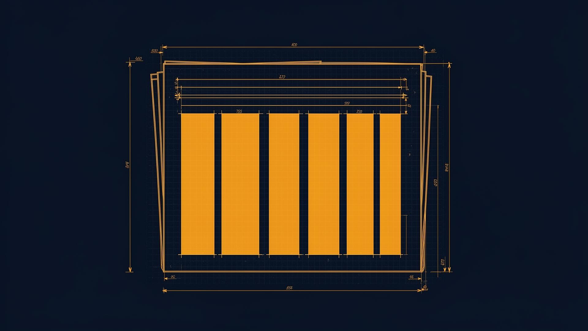 Bootstrapper newsletter masthead — blueprint of a folded broadsheet